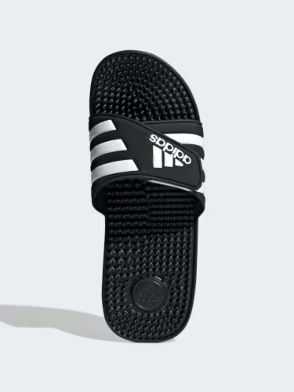 ADIDAS Black/White Adissage Slides